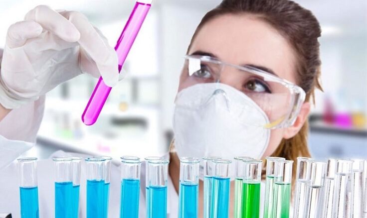 analyse voor de aanwezigheid van parasieten in het lichaam